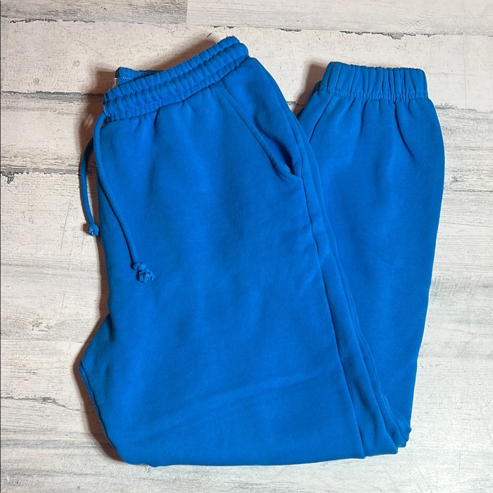 cotton on blue sweatpant joggers size L